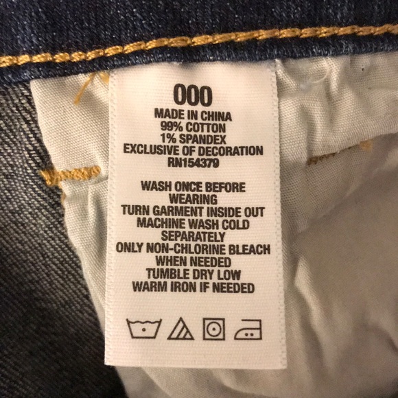 high waisted denim shorts (ripped) - Picture 6 of 6